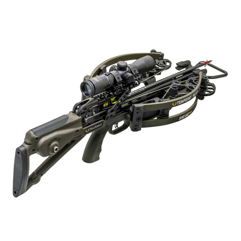 Tenpoint Siege 425 Moss Green Crossbow Package